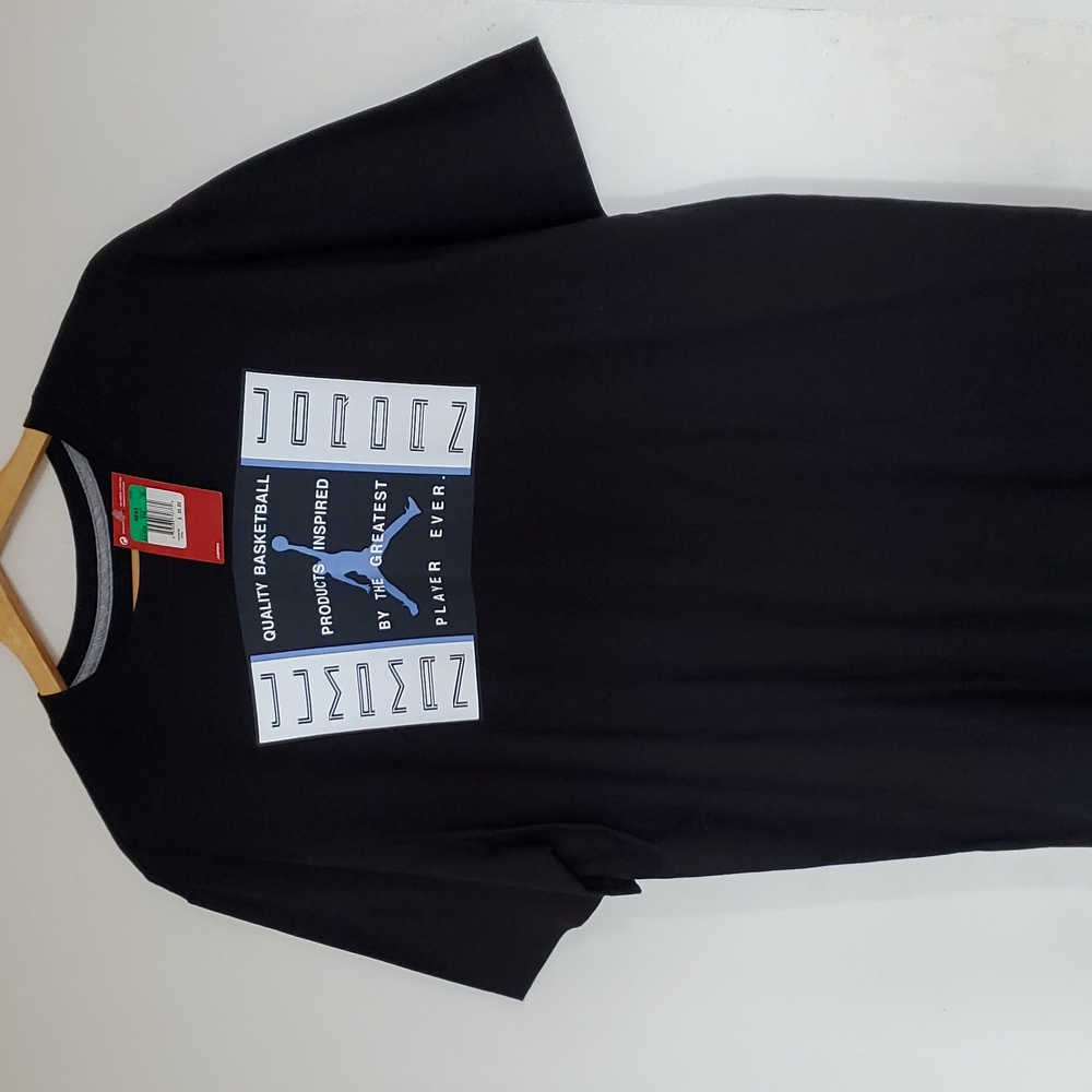 Jordan Jumpman logo in black and blue